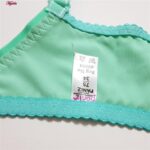 سوتین زنانه پانیذ مدل گیپوری فنردار کد 66364-new رنگ سبز روشن