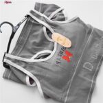 ست نیم تنه و شورت ورزشی زنانه مدل 4620 رنگ خاکستری روشن