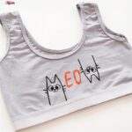 نیم تنه دخترانه ماییلدا مدل بدون پد کد 4597-SGB بسته 3 عددی