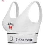 ست نیم تنه و شورت ورزشی زنانه مدل 4620 رنگ سفید