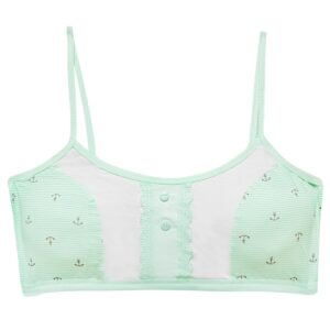 سوتین دخترانه ماییلدا مدل پددار بدون فنر کد 4573 رنگ سبز