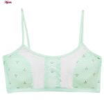 سوتین دخترانه ماییلدا مدل پددار بدون فنر کد 4573 رنگ سبز