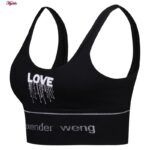 ست نیم تنه و شورت ورزشی زنانه مدل 4621 رنگ مشکی