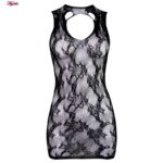 لباس خواب زنانه ماییلدا مدل فانتزی کد 8516 رنگ مشکی