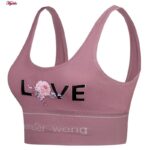 نیم تنه ورزشی زنانه مدل بدون فنر پددار کد 4617 رنگ کالباسی