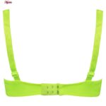 ست شورت و سوتین زنانه ماییلدا مدل پوش آپ فنردار نگینی کد 4640 رنگ سبز فسفری