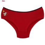 شورت زنانه دبی مدل اسلیپ کد 4615 رنگ قرمز