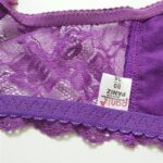 سوتین زنانه پانیذ مدل گیپوری فنردار کد 66365-new رنگ بنفش