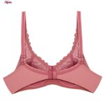 سوتین زنانه پانیذ مدل گیپوری فنردار کد 66364-new رنگ کالباسی