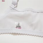 سوتین زنانه پانیذ مدل گیپوری فنردار کد 66364-new رنگ سفید