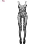 لباس خواب زنانه ماییلدا مدل فانتزی کد 4585-7045 رنگ مشکی