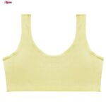 نیم تنه دخترانه مدل بدون پد کد 4632 رنگ زرد