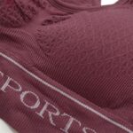 نیم تنه ورزشی زنانه ماییلدا مدل بدون فنر پددار ماساژوری کد 4635 رنگ زرشکی