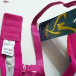 سوتین زنانه بینیس مدل پوش آپ دکلته فنردار موزاییکی 4638 رنگ صورتی