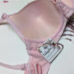 سوتین زنانه ماییلدا مدل فنردار پولکی دکلته کد 4512-17 رنگ صورتی