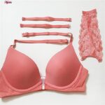 سوتین زنانه پینک دیر مدل دو حالته فنر دار کد 4642 رنگ صورتی