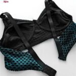 سوتین زنانه مدل بدون فنر کد 4651 رنگ سبز کله غازی