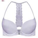 سوتین زنانه پینک دیر مدل دو حالته فنر دار کد 4642 رنگ یاسی