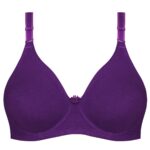 سوتین زنانه پانیذ مدل فنردار کد 66386 رنگ بنفش