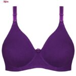 سوتین زنانه پانیذ مدل فنردار کد 66386 رنگ بنفش