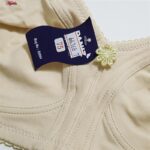 سوتین زنانه پانیذ مدل بدون فنر کد 66368 رنگ کرم