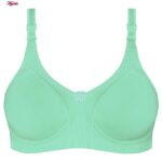 سوتین زنانه پانیذ مدل بدون فنر کد 66368 رنگ سبز روشن