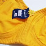 سوتین زنانه پانیذ مدل بدون فنر کد 66368 رنگ زرد