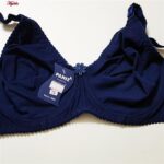 سوتین زنانه پانیذ مدل فنردار کد 66386 رنگ سرمه ای