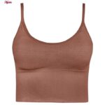 نیم تنه ورزشی زنانه آینا مدل بدون فنر پددار کد 4634-30010 رنگ آجری