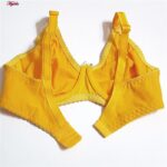 سوتین زنانه پانیذ مدل فنردار کد 66386 رنگ زرد