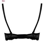 سوتین زنانه لنا مدل پوش آپ دکلته فنردار کد 4627 رنگ مشکی