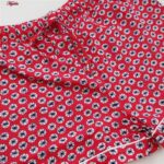 لباس خواب زنانه کوزا مدل دکمه دار کد 9118-MY-K رنگ قرمز