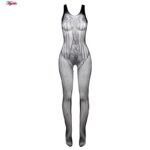 لباس خواب زنانه ماییلدا مدل فانتزی کد 4622-8049 رنگ مشکی