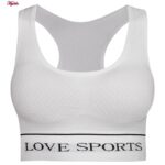 نیم تنه ورزشی زنانه ماییلدا مدل بدون فنر پددار ماساژوری کد 4635 رنگ سفید