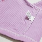 نیم تنه دخترانه مدل بدون پد کد 4632 رنگ یاسی