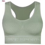 نیم تنه ورزشی زنانه ماییلدا مدل بدون فنر پددار ماساژوری کد 4635 رنگ سبز