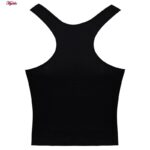 کراپ‌تاپ زنانه ماییلدا مدل پددار کد 4637 رنگ مشکی