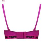 ست شورت و سوتین زنانه مدل دکلته فنردار پوش آپ کد 4626-1 رنگ سرخابی