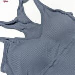 کراپتاپ زنانه ماییلدا مدل پددار کد 4637 رنگ آبی نفتی