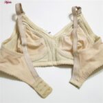 سوتین زنانه پانیذ مدل بدون فنر کد 66368 رنگ کرم