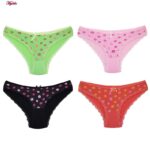 شورت زنانه ماییلدا مدل اسلیپ نخی کد 4243-12 بسته 12 عددی