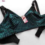 سوتین زنانه مدل بدون فنر کد 4651 رنگ سبز کله غازی