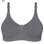 سوتین زنانه پانیذ مدل بدون فنر کد 66368 رنگ طوسی