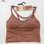 نیم تنه ورزشی زنانه آینا مدل بدون فنر پددار کد 4634-30010 رنگ آجری