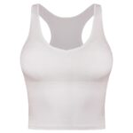 کراپتاپ زنانه ماییلدا مدل پددار کد 4637 رنگ سفید