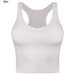 کراپتاپ زنانه ماییلدا مدل پددار کد 4637 رنگ سفید