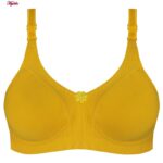 سوتین زنانه پانیذ مدل بدون فنر کد 66368 رنگ زرد