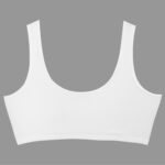 نیم تنه دخترانه مدل بدون پد کد 4632 رنگ سفید