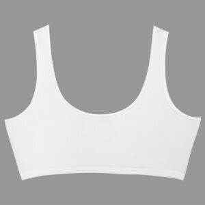 نیم تنه دخترانه مدل بدون پد کد 4632 رنگ سفید