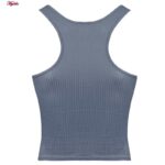 کراپتاپ زنانه ماییلدا مدل پددار کد 4637 رنگ آبی نفتی